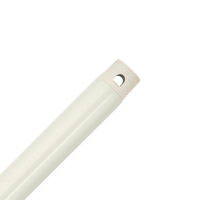 18 in. Original Satin White All-Weather Double Threaded Extension Downrod